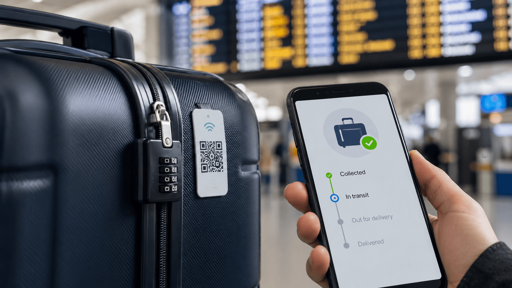 Suivi en temps réel des bagages via QR code et application mobile